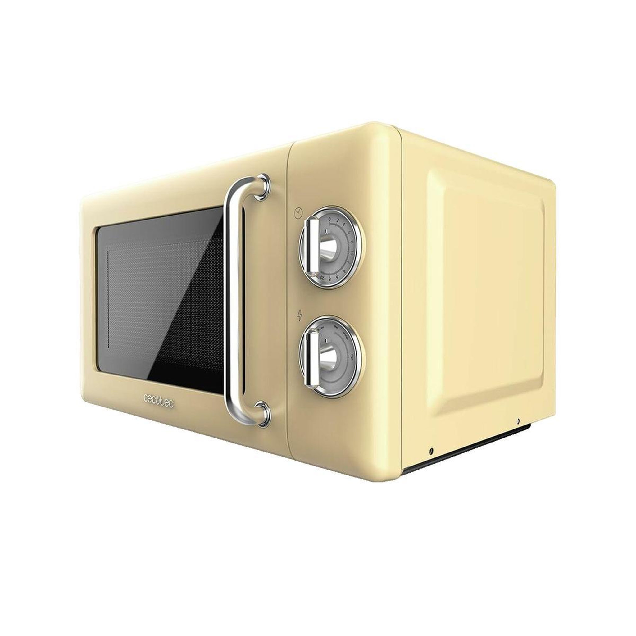 Voir la diapositive 2 : CECOTEC Micro-ondes Cecotec ProClean 3010 Retro 700W 20L Jaune