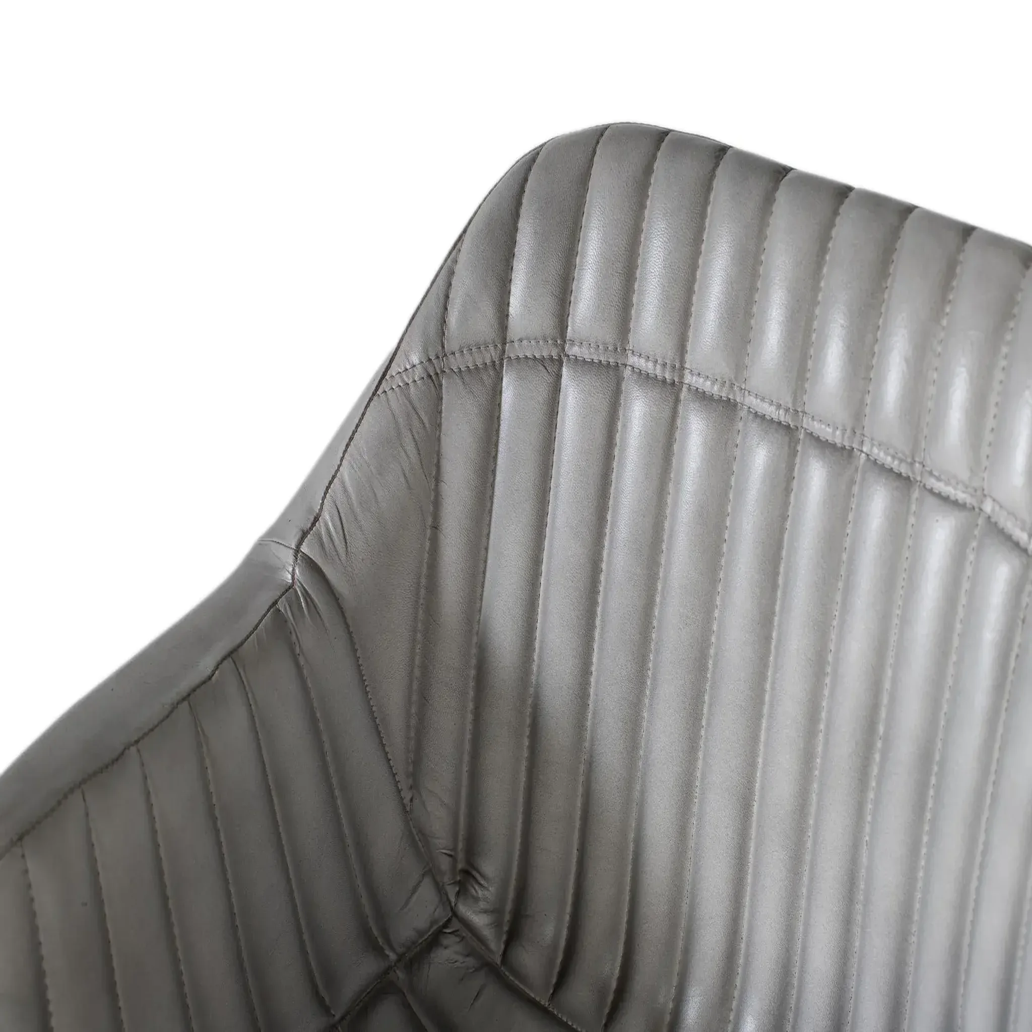 Voir la diapositive 3 : GINER Y COLOMER SL Chaise en cuir 61 cm style industriel