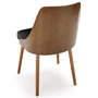 Voir la diapositive 3 : Paris Prix Lot de 2 Chaises Scandinave  Cargo  79cm Noisette & Noir