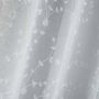 Voir la diapositive 2 : Paris Prix Paire de Voilages  Petite Fleur  60x120cm Blanc
