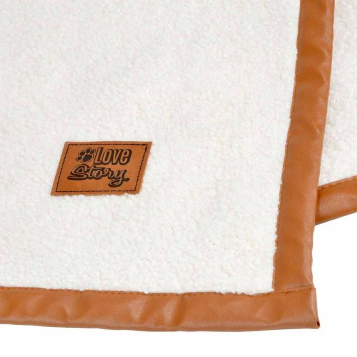 Paris Prix Plaid pour Chien & Chat  Wooly  50x70cm Écru