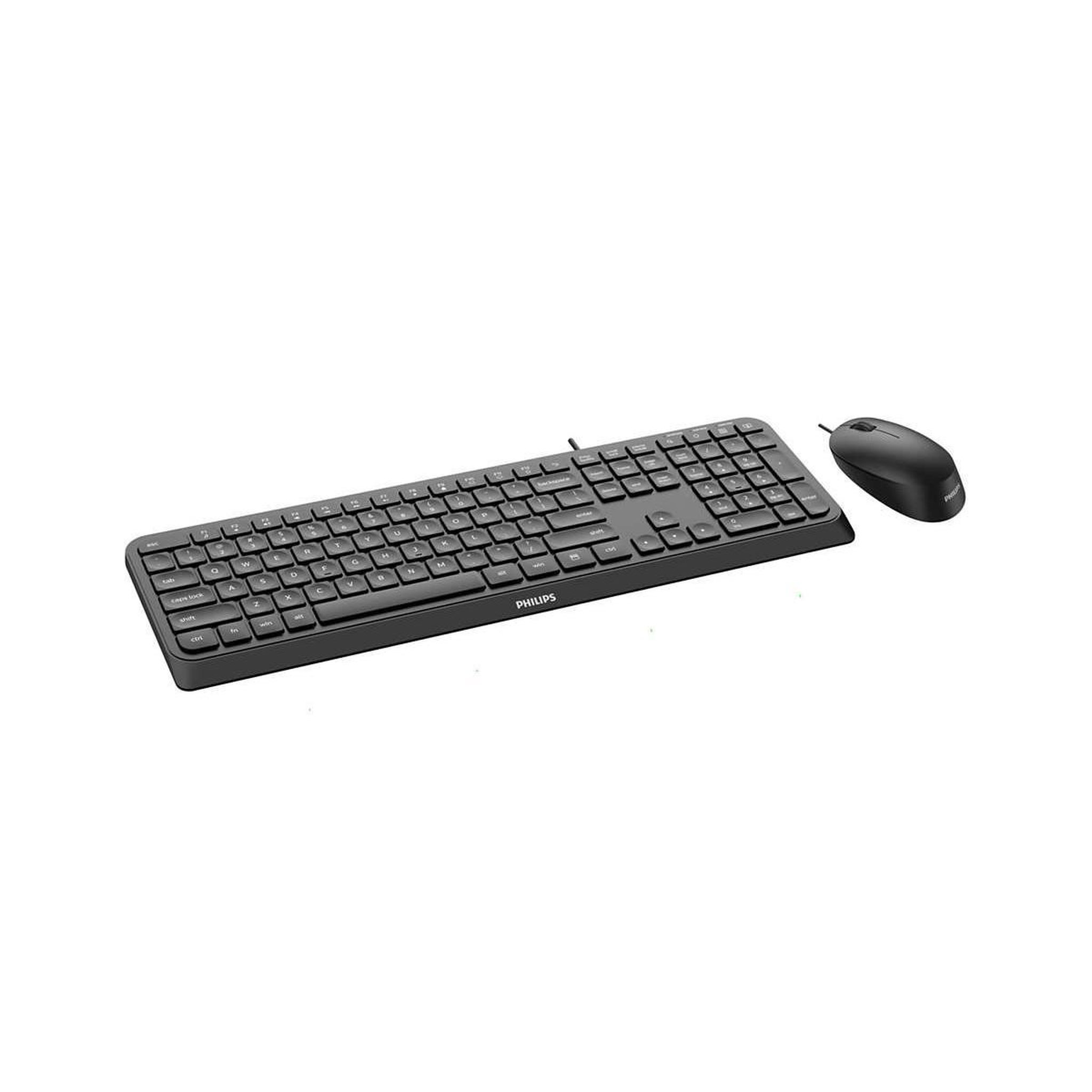 Voir la diapositive 3 : Philips Philips 2000 series SPT6207B/34 clavier Souris incluse Maison USB Noir