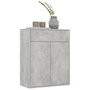 Voir la diapositive 4 : VIDAXL Buffet Gris beton 60x30x75 cm Bois d'ingenierie