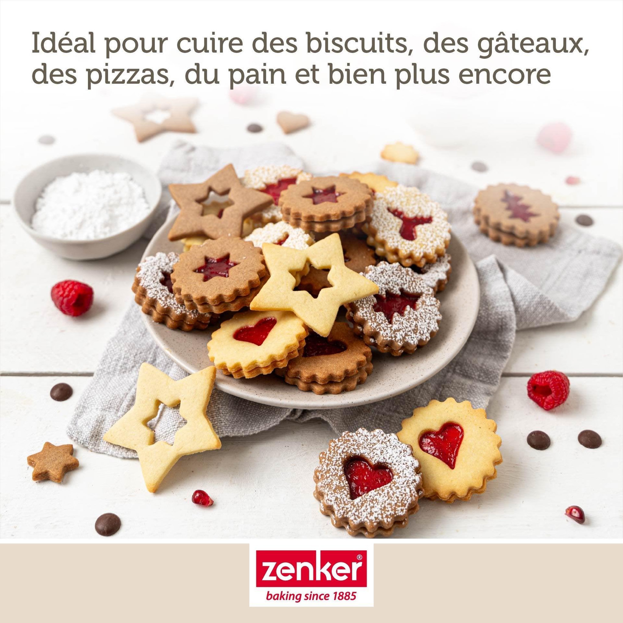 Voir la diapositive 6 : ZENKER Plaque de cuisson four extensible de 37 à 52 cm zenker perfect black +
