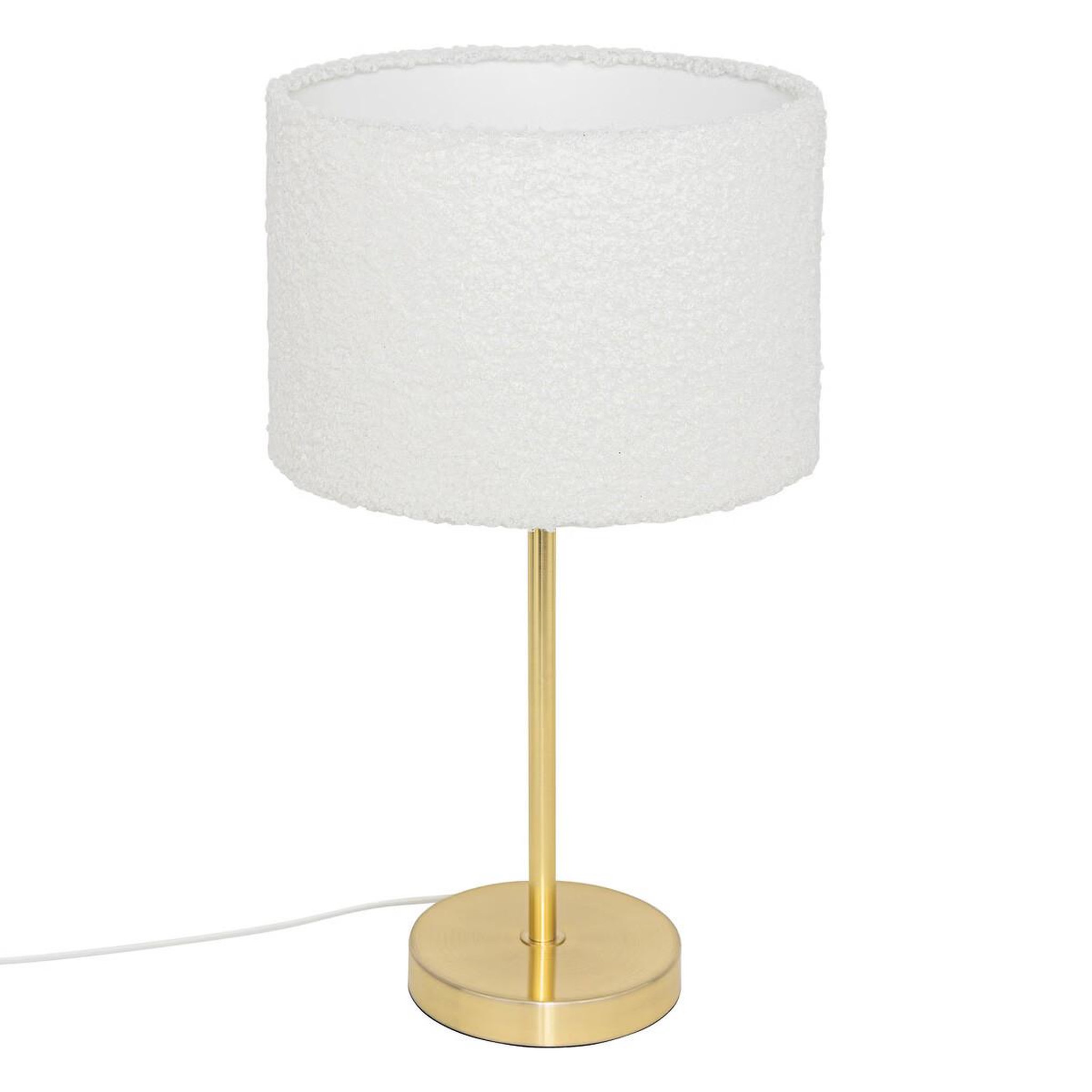 ATMOSPHERA Lampe à poser bouclette  tina  49cm or