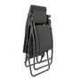 Voir la diapositive 3 : LAFUMA Fauteuil relax pliant multipositions ardoise RSX