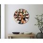 Voir la diapositive 6 : Paris Prix Horloge Murale Déco  Kourt  60cm Multicolore