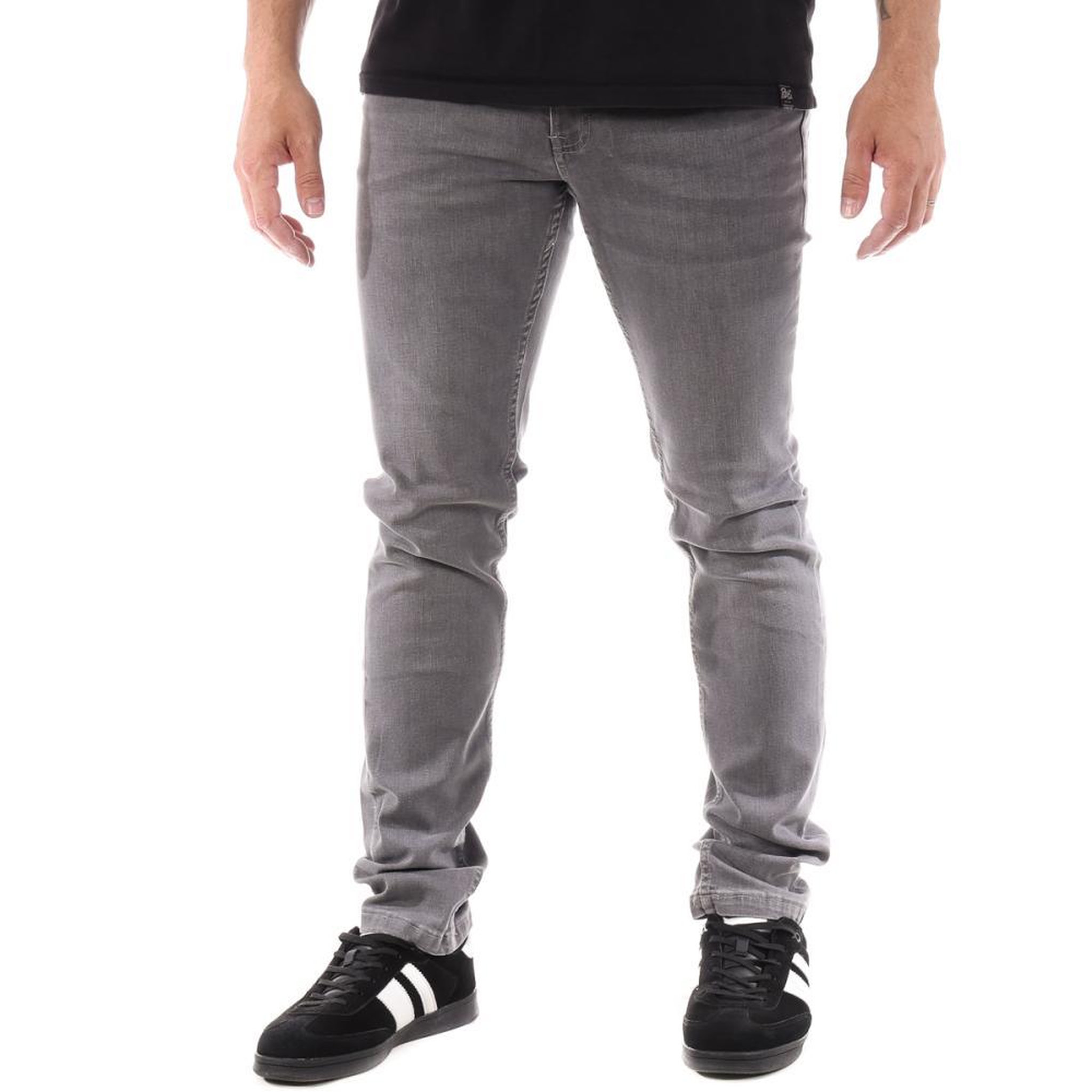 Voir la diapositive 2 : Lee Cooper Jean slim gris homme lee cooper oporo