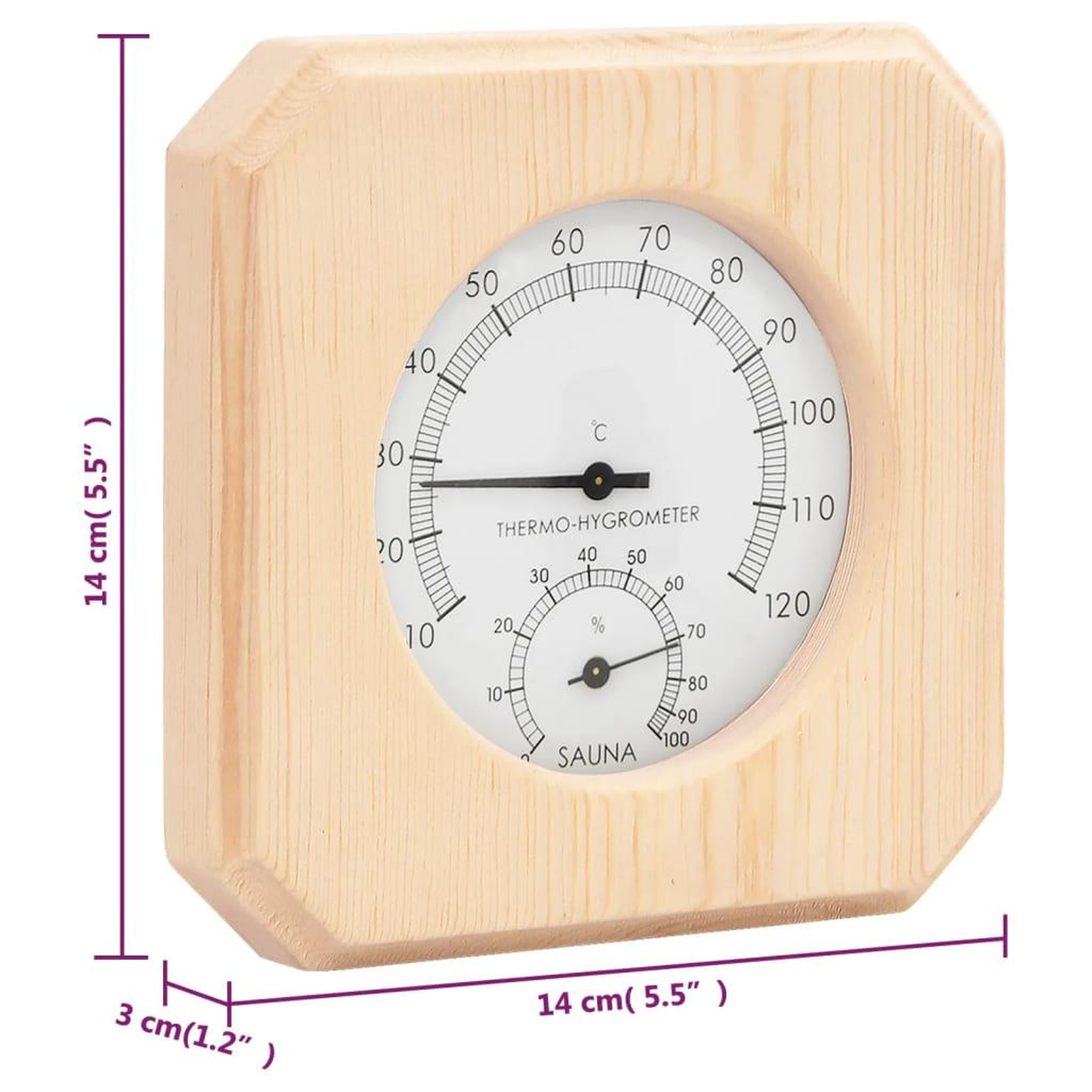 Voir la diapositive 6 : VIDAXL Ensemble 2 en 1 hydrothermographe et minuterie a sable de sauna