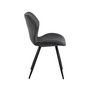 Voir la diapositive 5 : LISA DESIGN Manilla - lot de 2 chaises - en tissu microfibre - pieds en métal