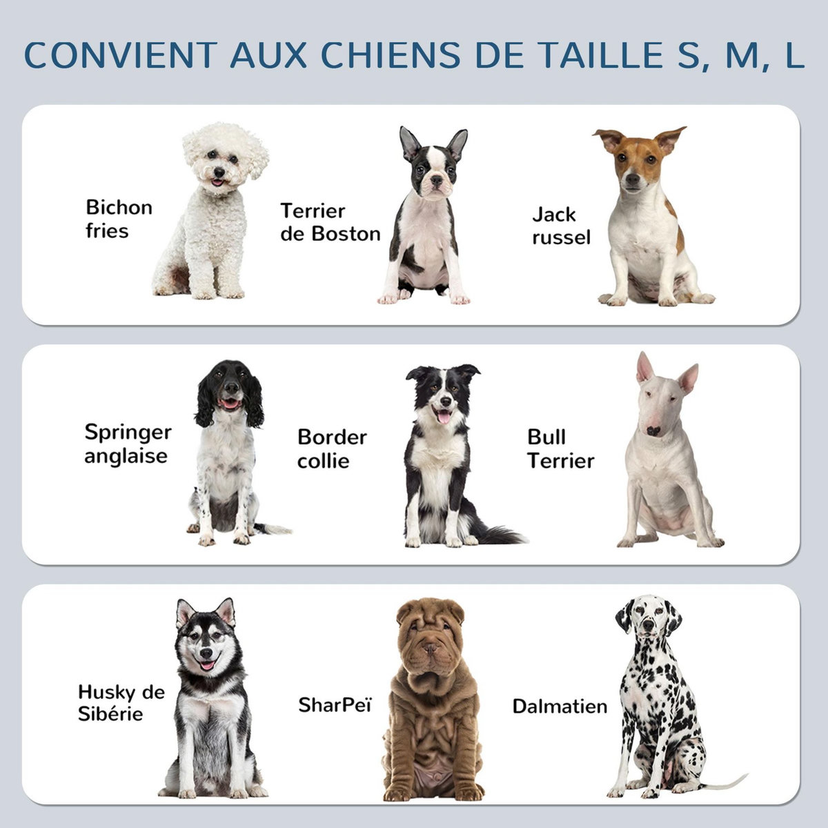 PAWHUT Porte double gamelles surélevé 2 bols acier inox. hauteur réglable - dim. 43L x 25l x 30H cm - PP noir