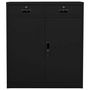 Voir la diapositive 2 : VIDAXL Armoire de bureau Noir 90x40x102 cm Acier