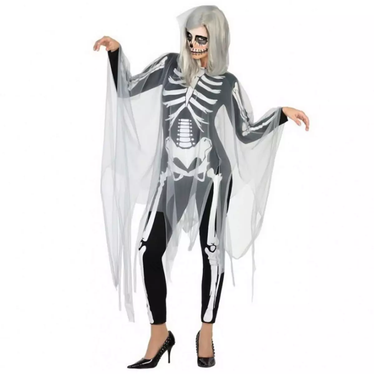ATOSA Déguisement squelette - femme - XL
