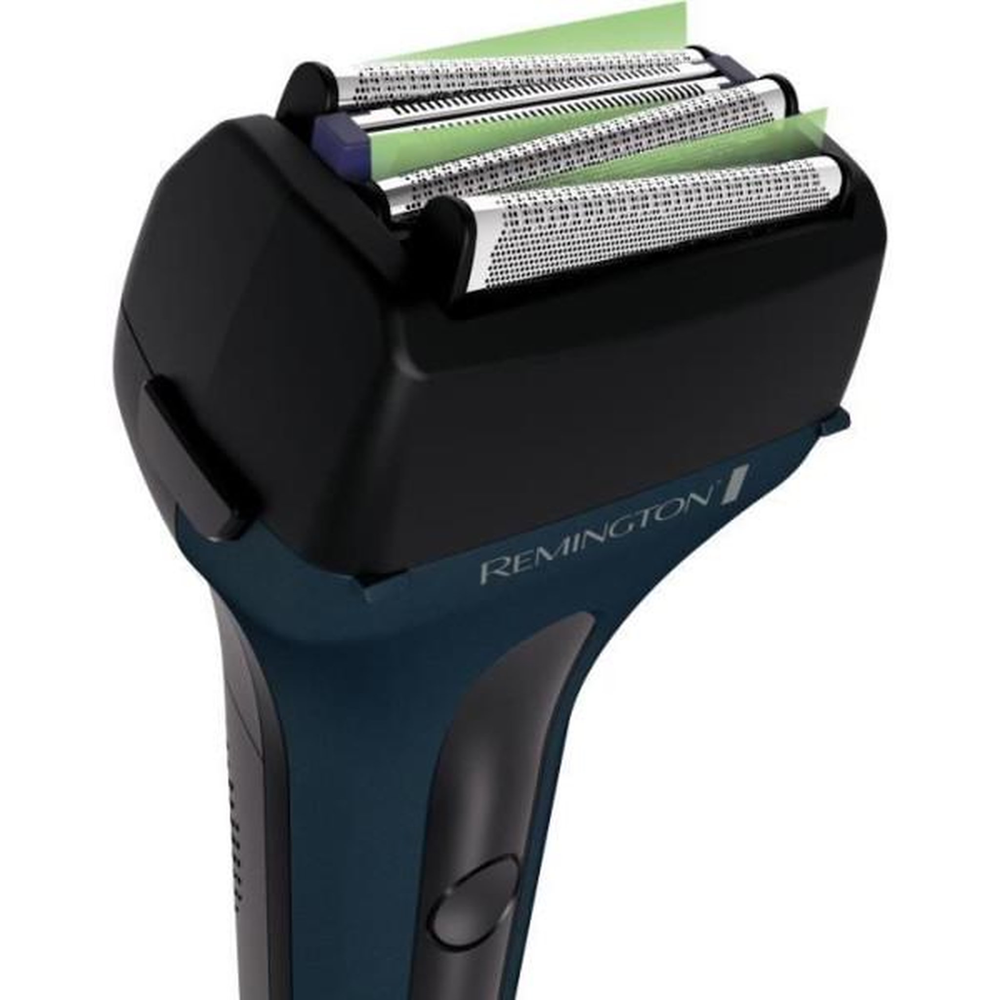 Voir la diapositive 3 : REMINGTON Rasoir - Tondeuse Electrique  a lames sans fil - REMINGTON - F7000 - Lames Tri-flex - Tete de découpe - 100% étanche - Autonomie 80 min