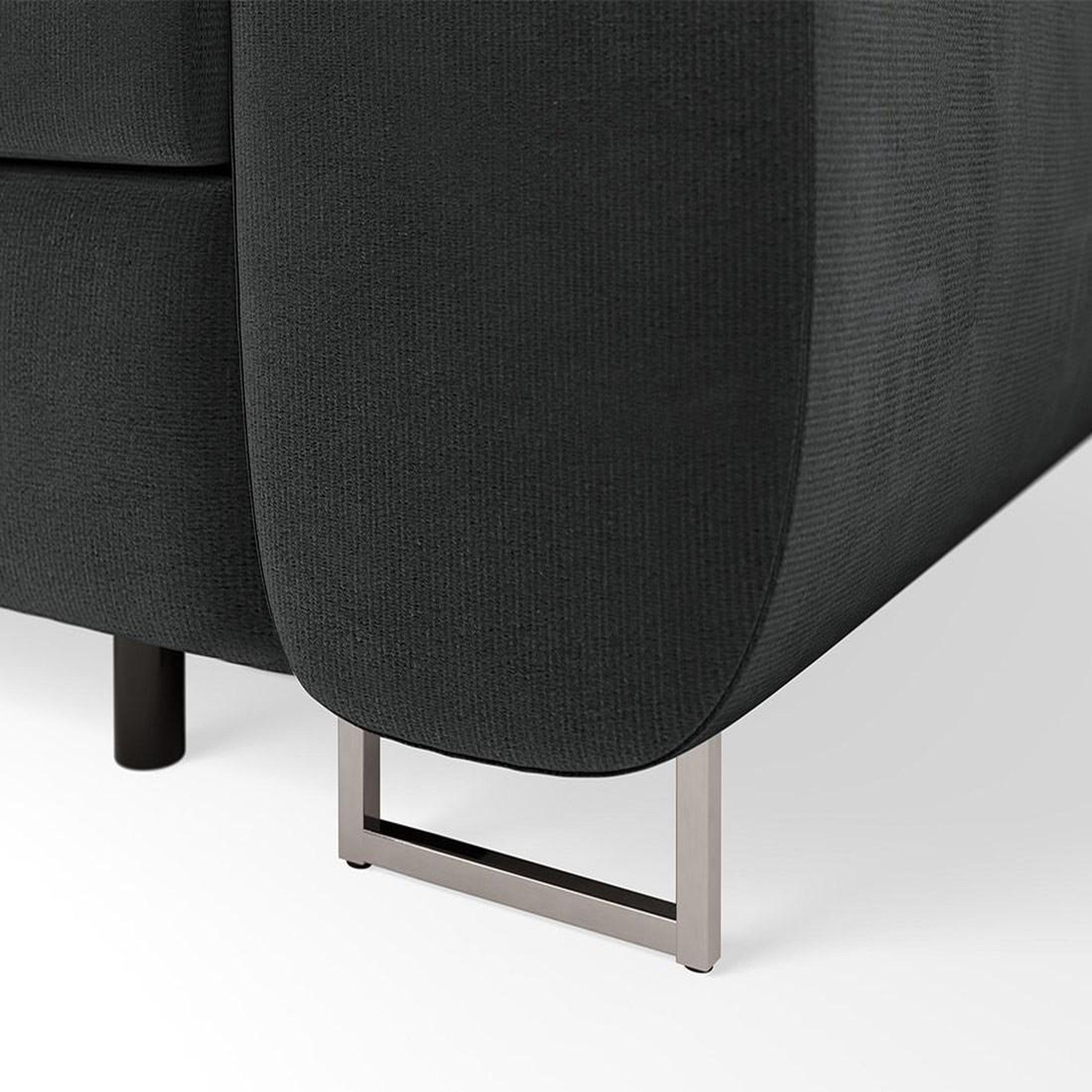 Voir la diapositive 6 : BEST MOBILIER Pablo - canapé droit 2 places avec têtières ajustables - en velours