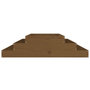 Voir la diapositive 4 : VIDAXL Jardiniere Marron miel 110x110x27 cm Bois massif de pin