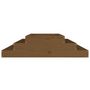 Voir la diapositive 4 : VIDAXL Jardiniere Marron miel 110x110x27 cm Bois massif de pin