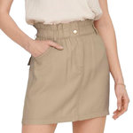 Only Jupe  Femme Only Lova. Coloris disponibles : Beige