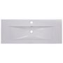 Voir la diapositive 4 : VIDAXL Lavabo encastre 101 x 39,5 x 18,5 cm Ceramique Blanc