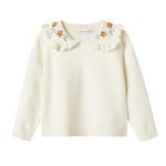 NAME IT Pull  à Broderies Fille Name it Nelinda. Coloris disponibles : Blanc