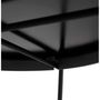 Voir la diapositive 3 : Paris Prix Table Basse Design en Verre  Rona  83cm Noir