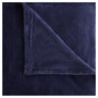 Voir la diapositive 3 : ACTUEL Plaid, couvre-lit, jeté de canapé uni douceur en polyester 240 g/m²