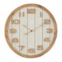 Voir la diapositive 1 : Paris Prix Horloge Murale en Bois  Beatriz  40cm Blanc & Naturel