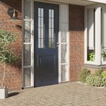 VIDAXL Films pour fenetre 4 pcs depoli motif de bambou PVC