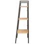 Voir la diapositive 4 : VIDAXL Etagere sur pied 3 niveaux Marron clair et noir 56x35x108 cm