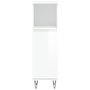 Voir la diapositive 5 : VIDAXL Armoire de salle de bain blanc brillant 30x30x100 cm