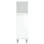 Voir la diapositive 5 : VIDAXL Armoire de salle de bain blanc brillant 30x30x100 cm