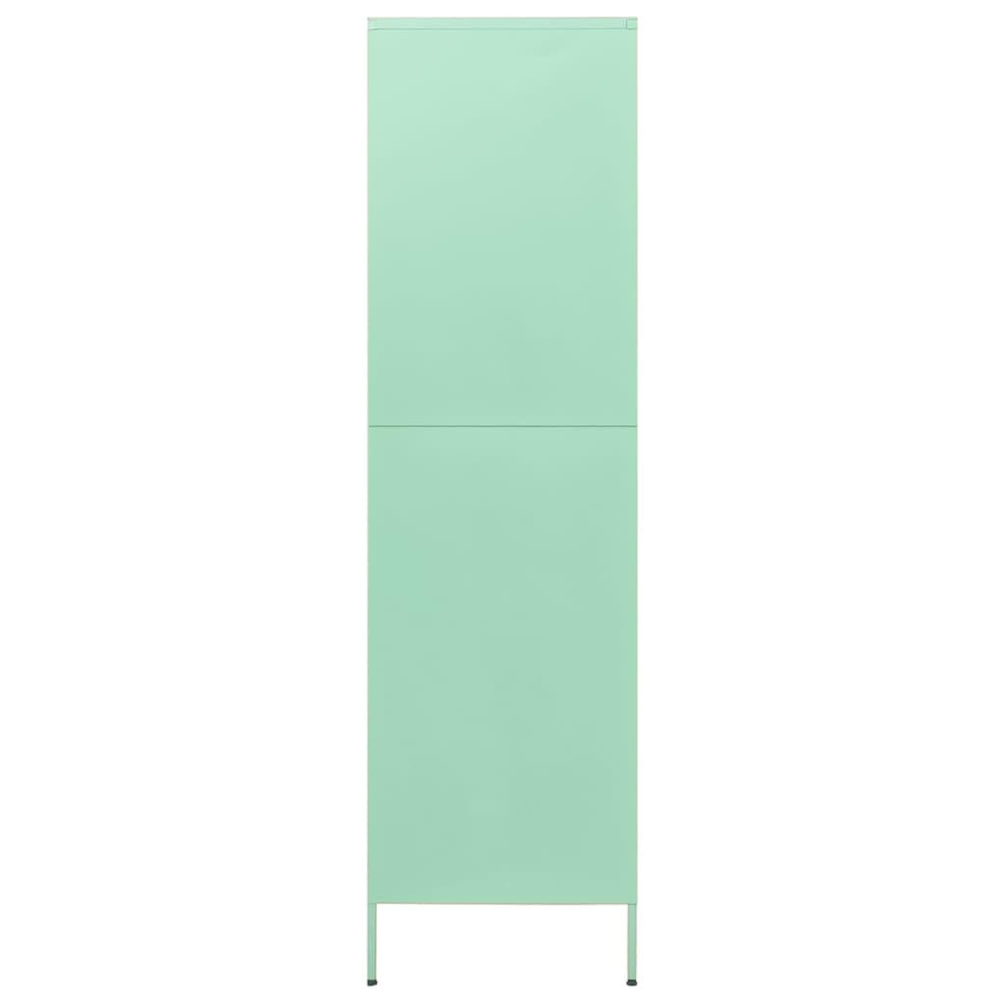 Voir la diapositive 4 : VIDAXL Garde-robe Vert menthe 90x50x180 cm Acier