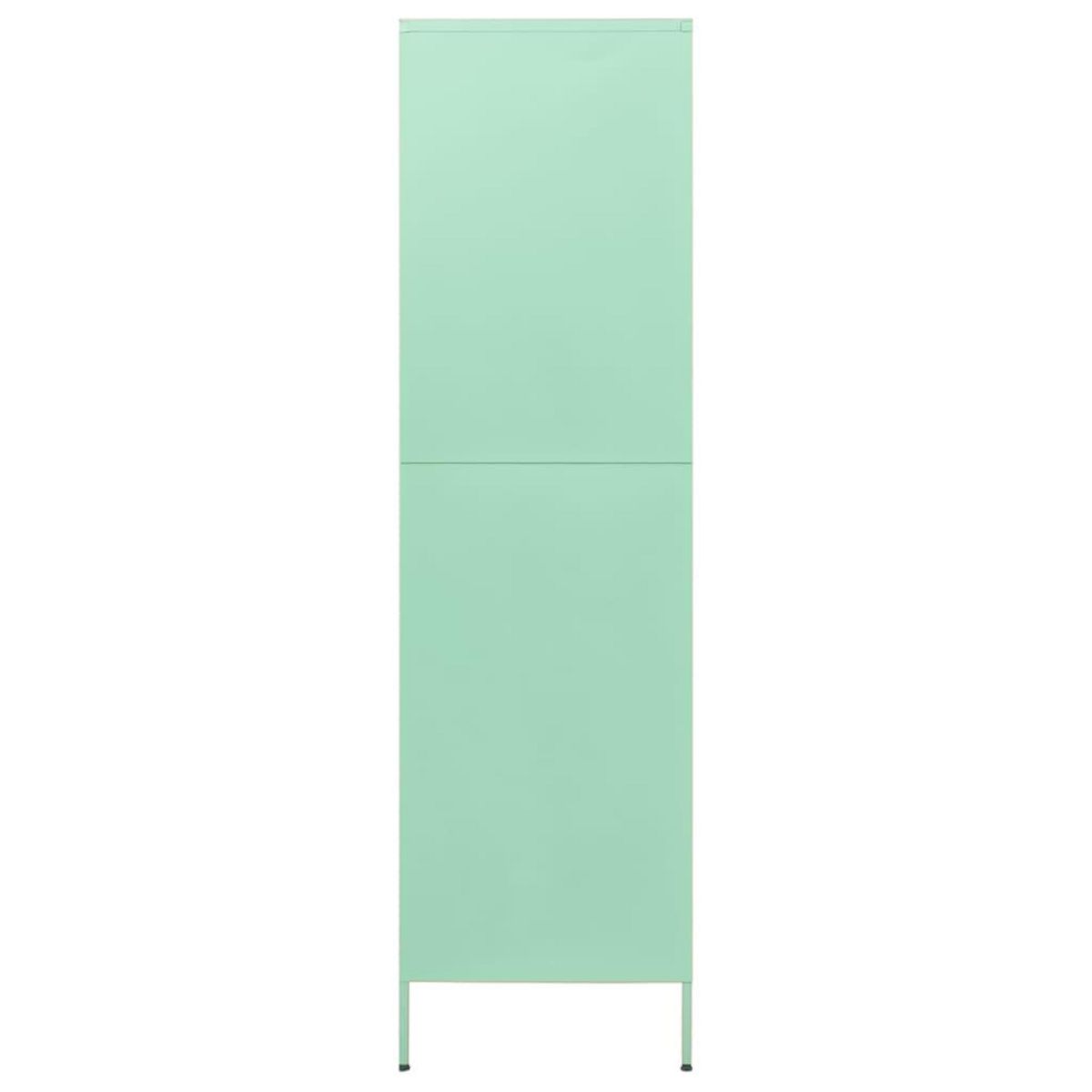 VIDAXL Garde-robe Vert menthe 90x50x180 cm Acier