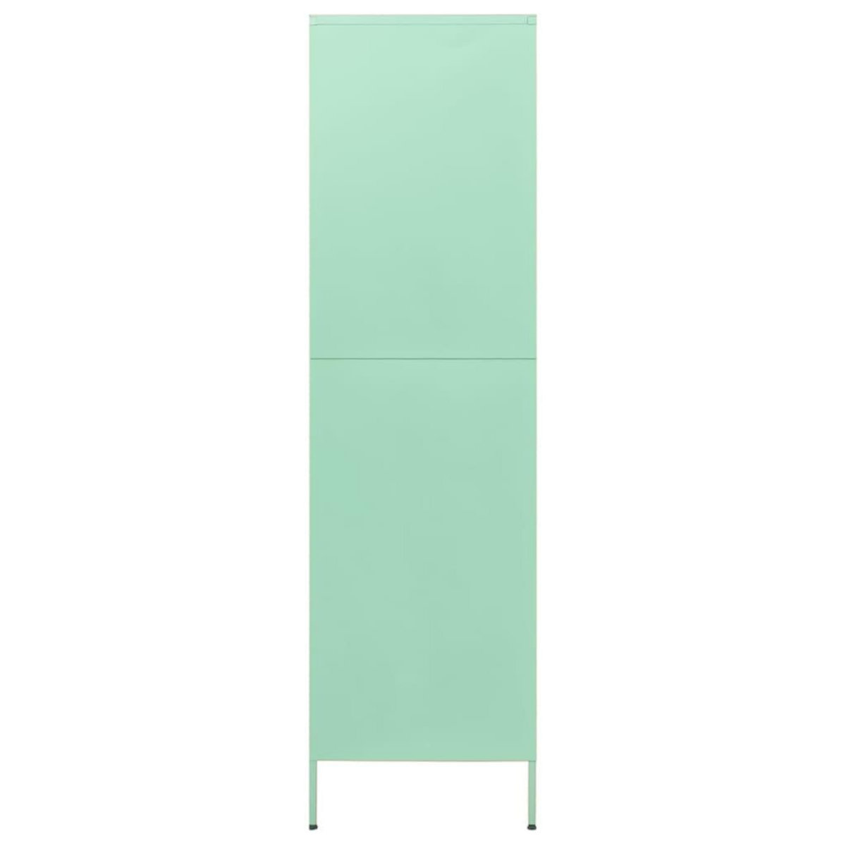 VIDAXL Garde-robe Vert menthe 90x50x180 cm Acier