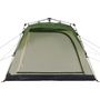 Voir la diapositive 5 : VIDAXL Tente de camping cabine 4 personnes vert liberation rapide