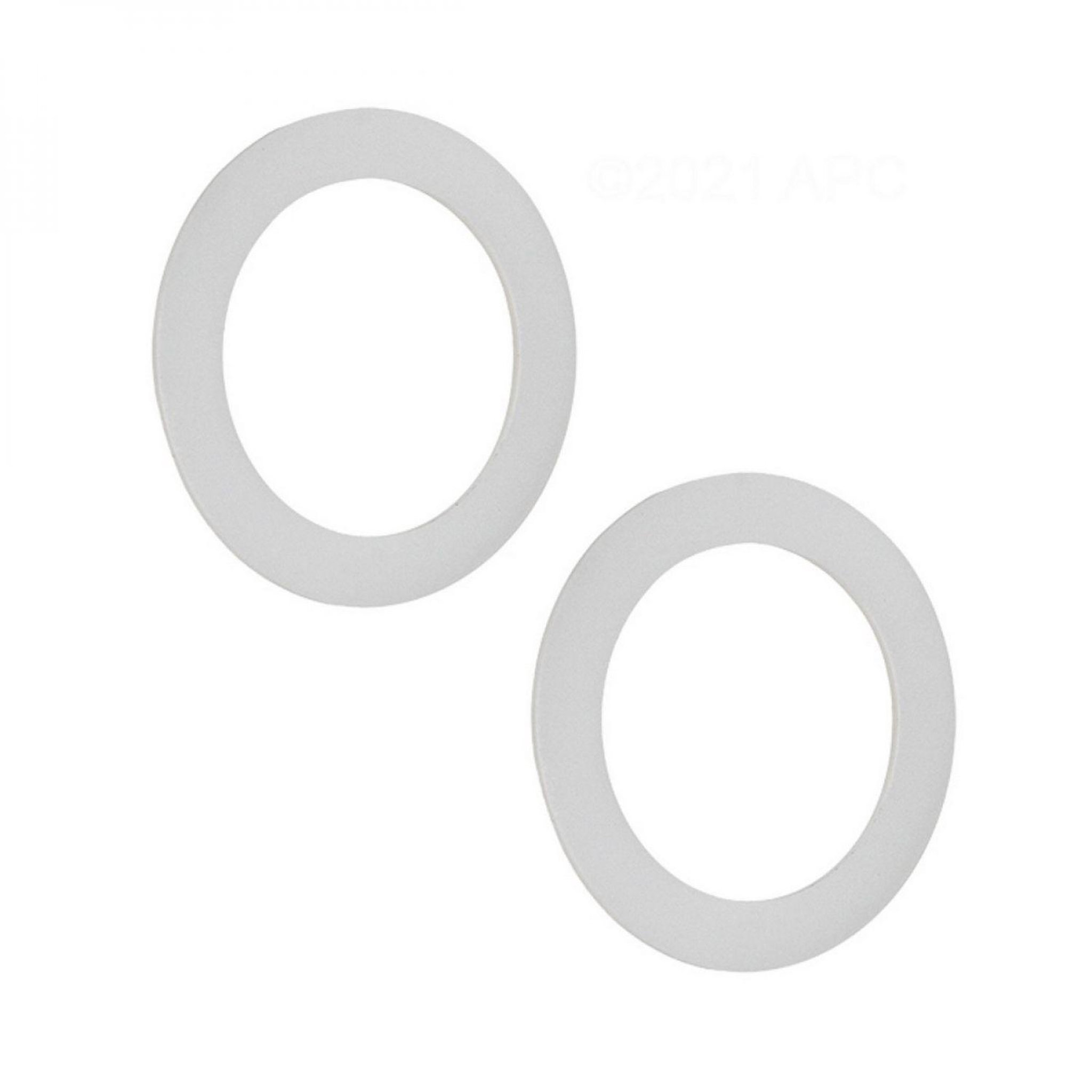 Hayward Lot de 2 rondelles pour vanne multivoies de piscine - Blanc - SPX0710Z62