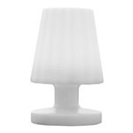 Lumisky Mini lampe à poser sans fil LED LADY MINI Blanc Polyéthylène H22CM