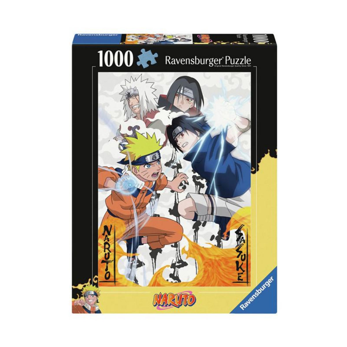 RAVENSBURGER Ravensburger - Jigsaw Puzzle Naruto Vs. Sasuke, 1000 pcs. 120006275