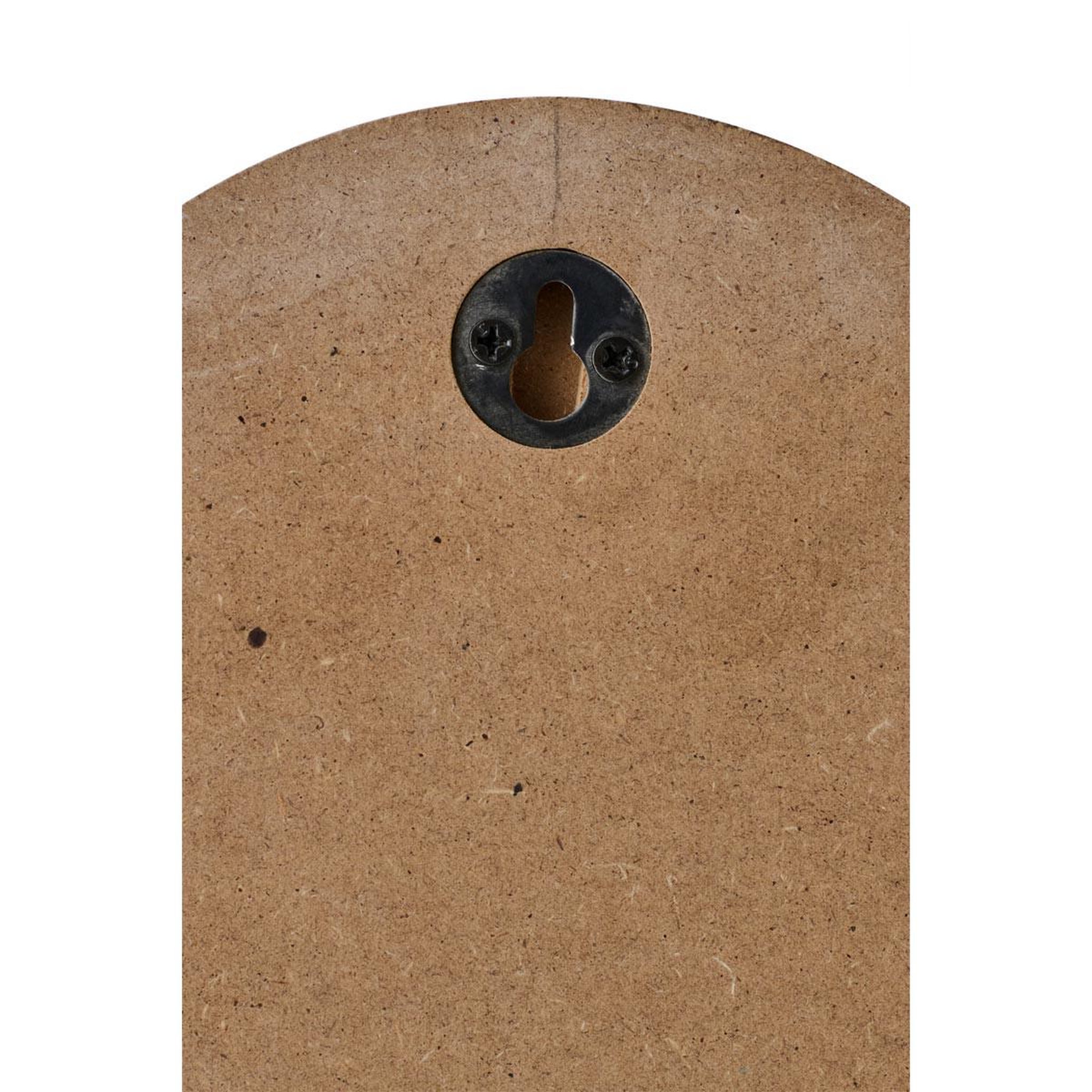 Voir la diapositive 3 : J-LINE Miroir Mural  Coquillage  50cm Naturel