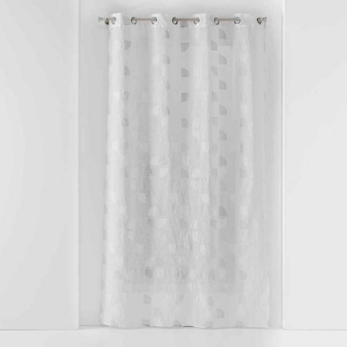 Paris Prix Rideau Voilage à Œillets  Pixie  140x240cm Blanc