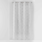 Paris Prix Rideau Voilage à Œillets  Pixie  140x240cm Blanc