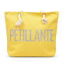 Voir la diapositive 3 : OZABI OZABI Sac de Plage Femme Jute Synthétique – Message Pailleté – Cordage
