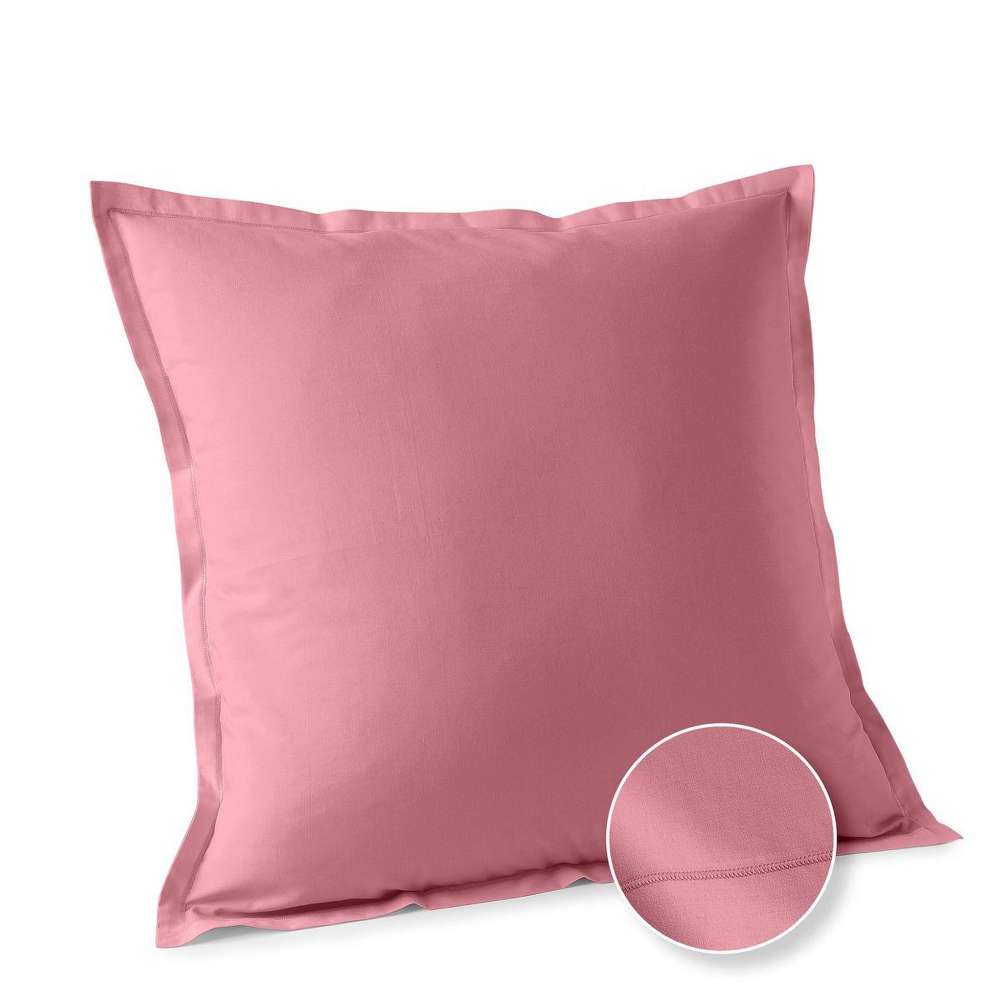 Voir la diapositive 1 : ACTUEL Taie d'oreiller unie en coton 57 fils - collection permanente