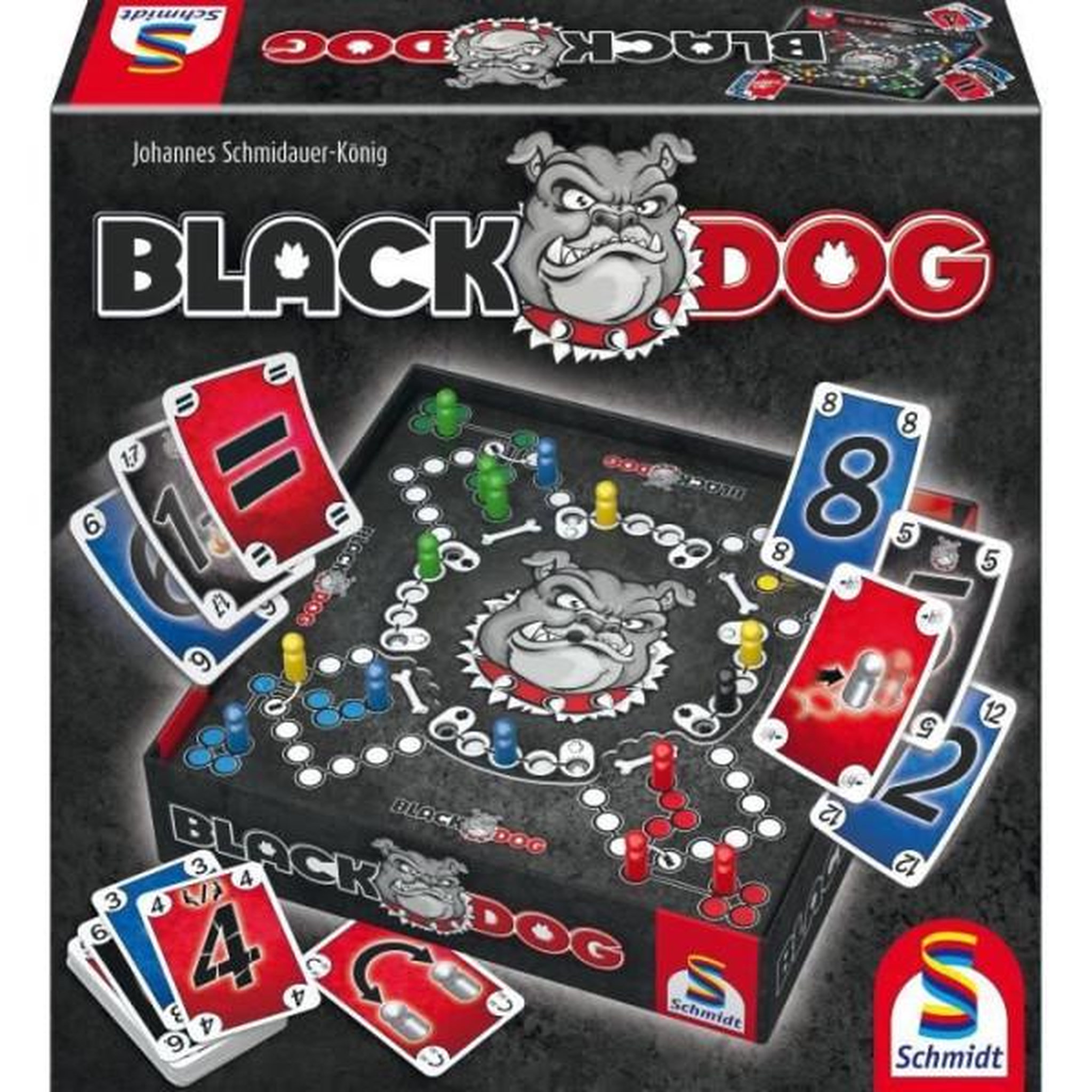 Schmidt Spiele Black DOG - Jeux de Société - SCHMIDT SPIELE - Affrontez le mystérieux Black DOG dans ce jeu de stratégie captivant !