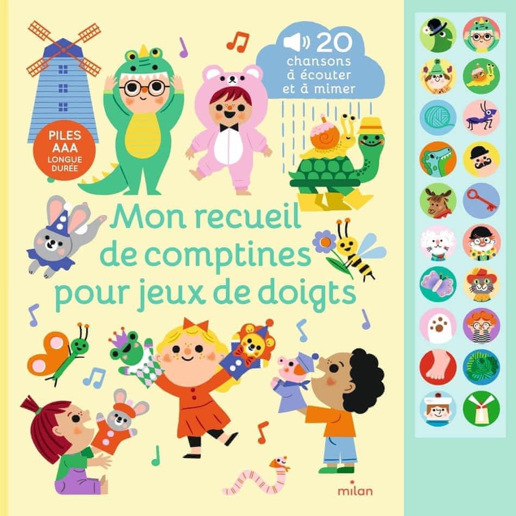 MON RECUEIL DE COMPTINES POUR JEUX DE DOIGTS, Bretin Marie