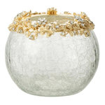 Paris Prix Photophore en Verre Design  Volve  10cm Transparent