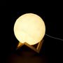 Voir la diapositive 5 : Paris Prix Lampe à Poser Tactile  Lune  15cm Blanc