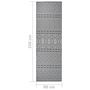 Voir la diapositive 6 : VIDAXL Tapis a tissage plat d'exterieur 80x250 cm Rayures bleues
