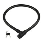 BURG WACHTER Antivol vélo - BURG WACHTER - 570 120 - Clé, acier 25 mm, gaine en PVC