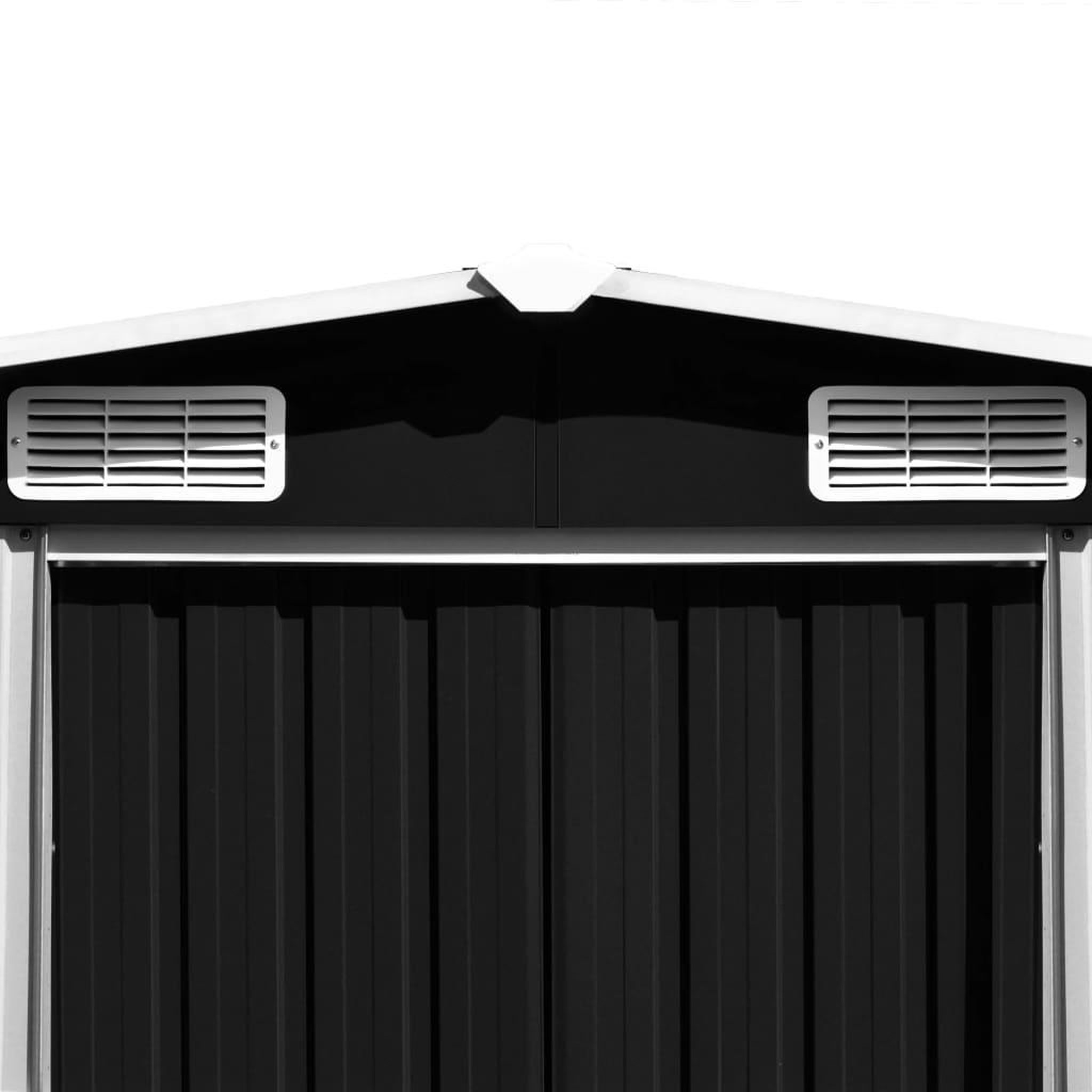 Voir la diapositive 5 : VIDAXL Abri de jardin Anthracite 257x990x181 cm Acier galvanise
